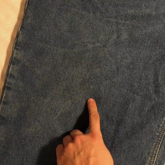 50x32 CARHARTT 8172 DST RELAXED FIT MED WASH BIG/TALL WORK DENIM JEANS IG 812 - Picture 9 of 12